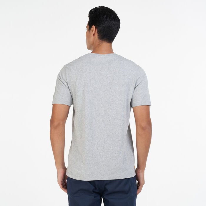Timberland Men's Kennebec River Tree Logo T-Shirt Grey Timberland Men's Kennebec River Tree Logo T-Shirt Grey image number 1