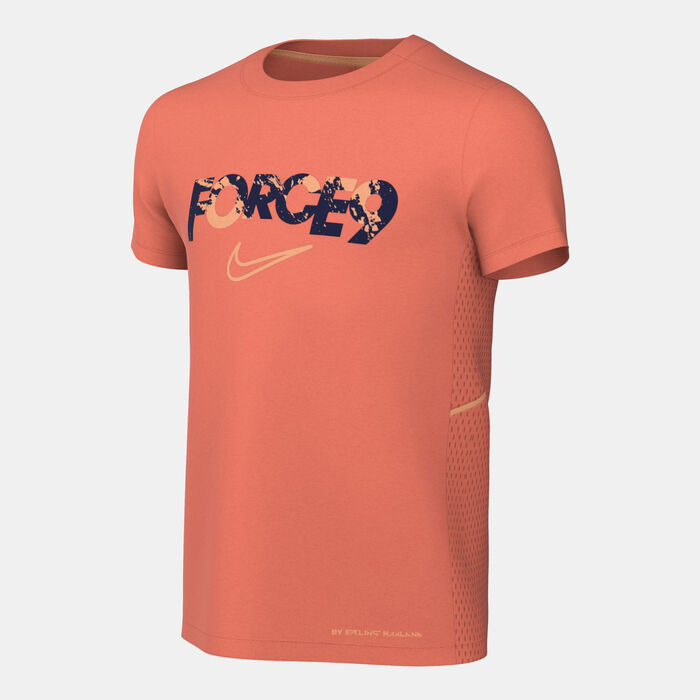 Nike Kids' Erling Haaland Academy Dri-FIT Football Top Orange image number 0