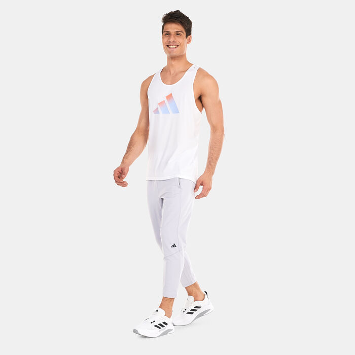 adidas Men's D4T 7/8 Yoga Pants Grey adidas Men's D4T 7/8 Yoga Pants Grey image number 2