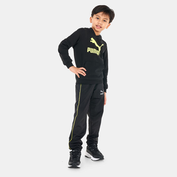 PUMA Kids' Classics Logo Hoodie Black PUMA Kids' Classics Logo Hoodie Black image number 2
