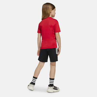 adidas Kids' Marvel Iron Man T-Shirt and Shorts Set Red