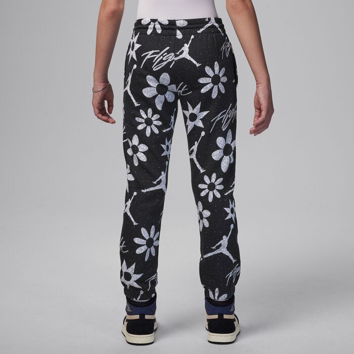 Jordan Kids' Floral Flight Pants Black image number 5