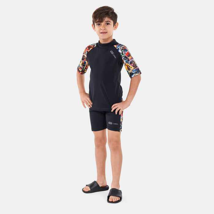 COEGA Kids' Two-Piece Swimsuit Black COEGA Kids' Two-Piece Swimsuit Black image number 2