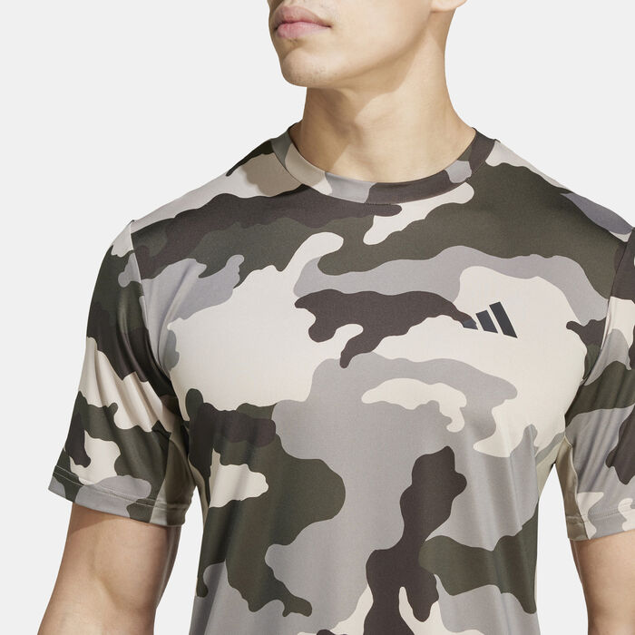 adidas Men's Train Essentials Camo Training T-Shirt Multi-Color adidas Men's Train Essentials Camo Training T-Shirt Multi-Color image number 4