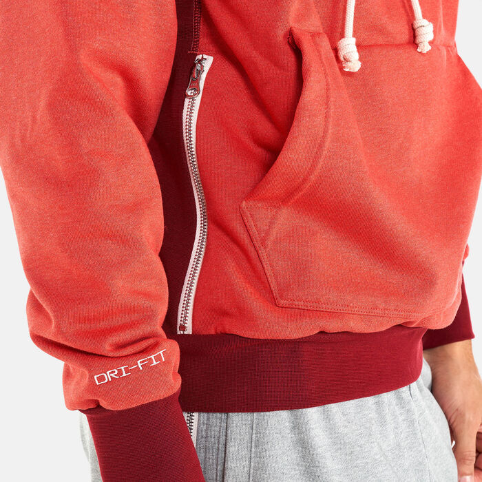 Nike Men's Dri-FIT Standard Issue Pullover Basketball Hoodie Red Nike Men's Dri-FIT Standard Issue Pullover Basketball Hoodie Red image number 3