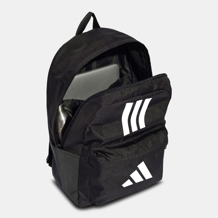 adidas Men's Classic Back-To-School Backpack Black image number 3