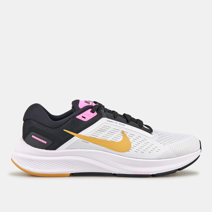 Nike Women's Air Zoom Structure 24 Shoe White Nike Women's Air Zoom Structure 24 Shoe White image number 0