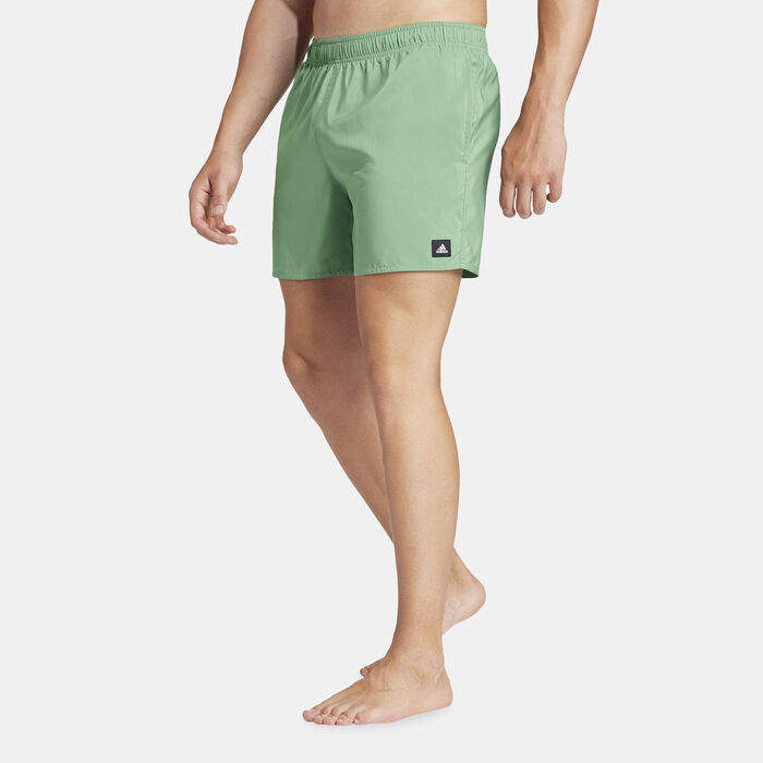 adidas Men's Solid CLX Swimming Shorts White adidas Men's Solid CLX Swimming Shorts White image number 0