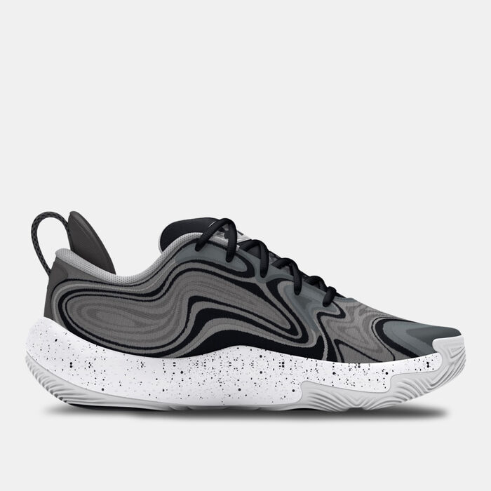 Under Armour Spawn 6 Basketball Shoes Grey image number 1