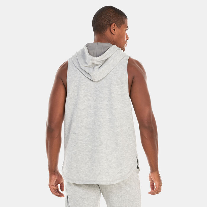 SQUATWOLF Men's Sleeveless Hoodie Black image number 1