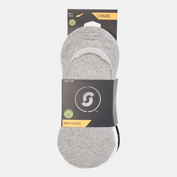 Sun and Sand Sports Men's Half-Cushioned No-Show Socks (3 Pack) - S/M Black Sun and Sand Sports Men's Half-Cushioned No-Show Socks (3 Pack) - S/M Black image number 1