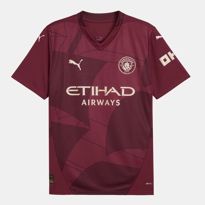 PUMA Men's Manchester City 24/25 Third Replica Football Jersey Purple PUMA Men's Manchester City 24/25 Third Replica Football Jersey Purple image number 0