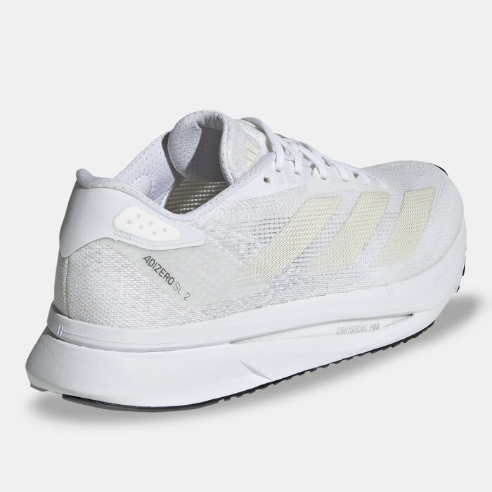 adidas Women's Adizero SL2 Running Shoes White adidas Women's Adizero SL2 Running Shoes White image number 2