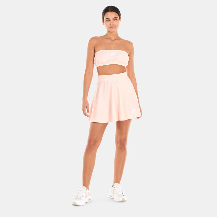 Nike Women's Sportswear Air Pique Skirt Pink image number 2