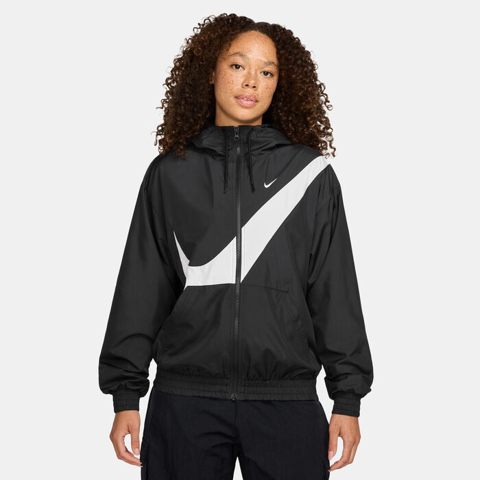 Nike Women's Sportswear UV Protection Full-Zip Jacket Black Nike Women's Sportswear UV Protection Full-Zip Jacket Black image number 0