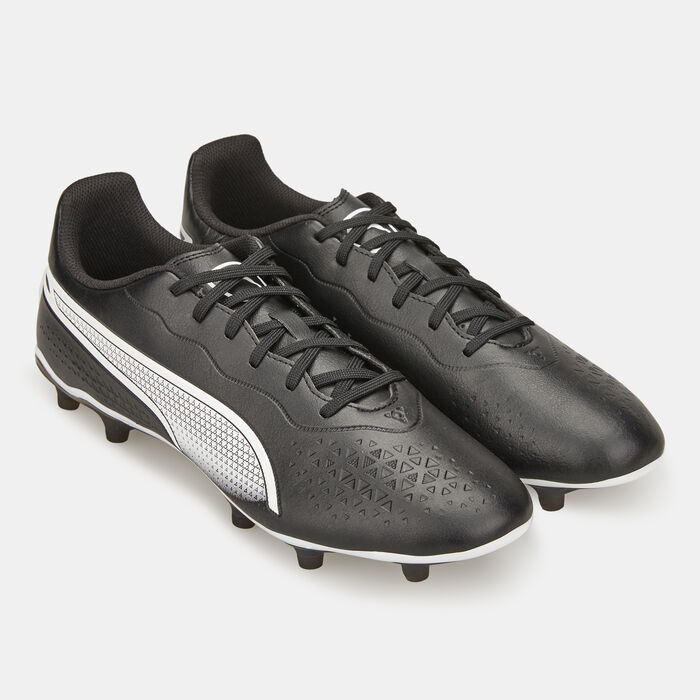 PUMA Men's King Match Firm Ground/Artificial Ground Football Shoes Black image number 1