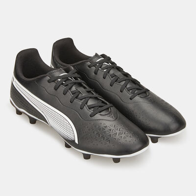 PUMA Men's King Match Firm Ground/Artificial Ground Football Shoes Black PUMA Men's King Match Firm Ground/Artificial Ground Football Shoes Black
