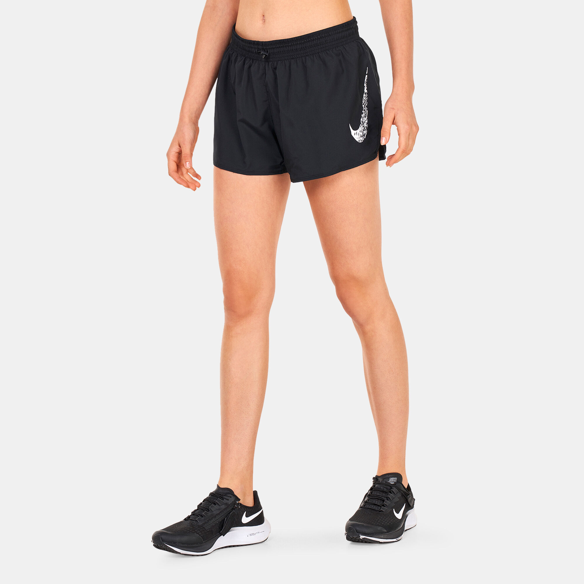 Buy Nike Women s Dri FIT Swoosh Run Shorts Black in KSA SSS