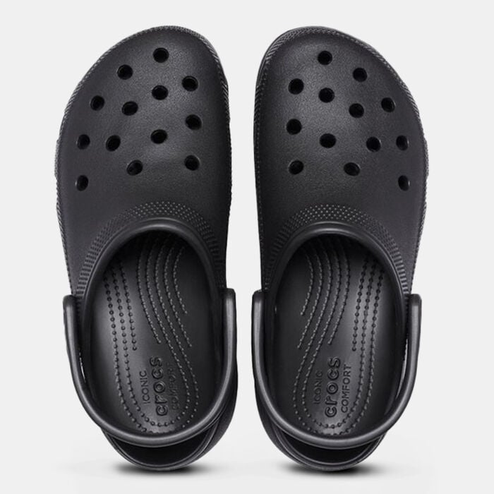 Crocs Women's Classic Platform Clogs Black Crocs Women's Classic Platform Clogs Black image number 5