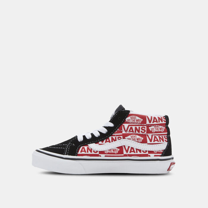 Vans Kids' Sk8-Mid Reissue Shoes Black Vans Kids' Sk8-Mid Reissue Shoes Black image number 2