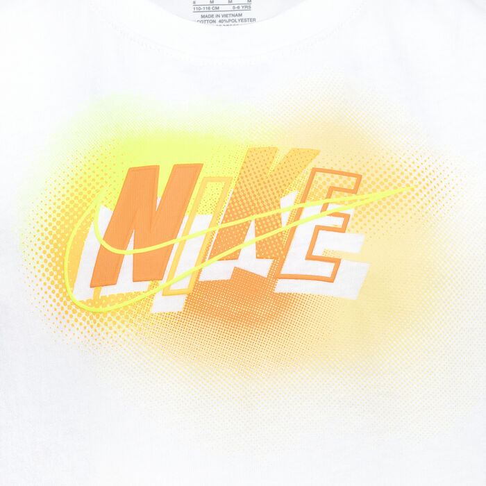 Nike Kids' Hazy Rays T-Shirt and Shorts Set Orange Nike Kids' Hazy Rays T-Shirt and Shorts Set Orange image number 1