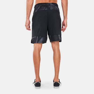 Nike Men's Dri-FIT Knit Camo Training Shorts Black
