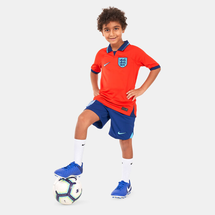 Nike Kids’ England Dri-FIT Stadium Away Jersey - 2022 Red Nike Kids’ England Dri-FIT Stadium Away Jersey - 2022 Red image number 2