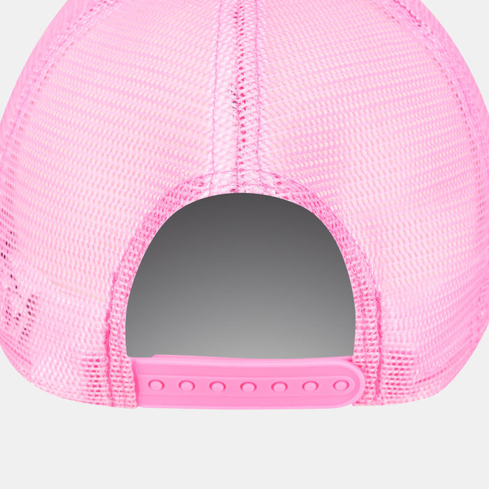 New Era Women's Logo 9FORTY A-Frame Trucker Cap Pink image number 1