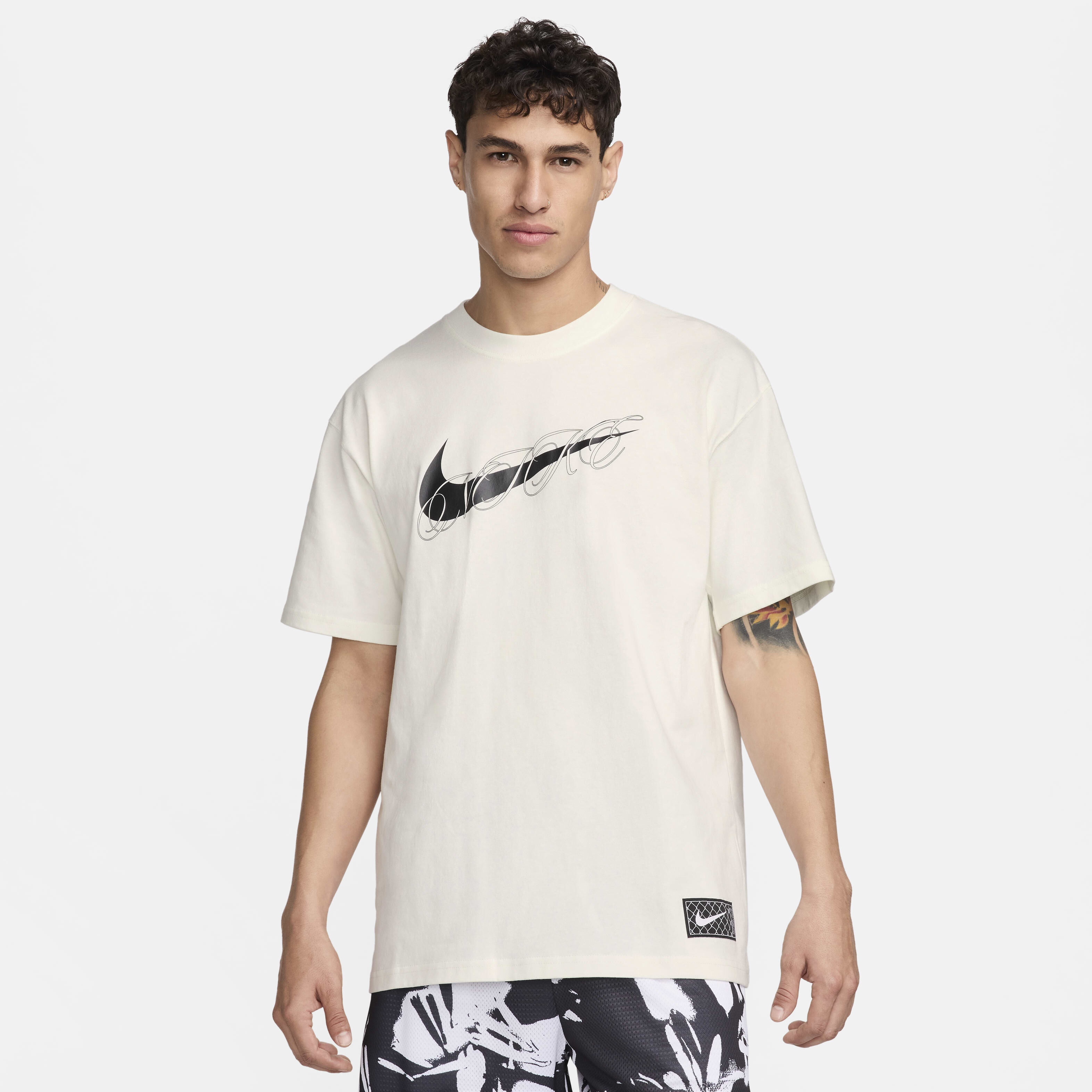 Shop Nike Men's Max90 Basketball T-Shirt White Online in KSA