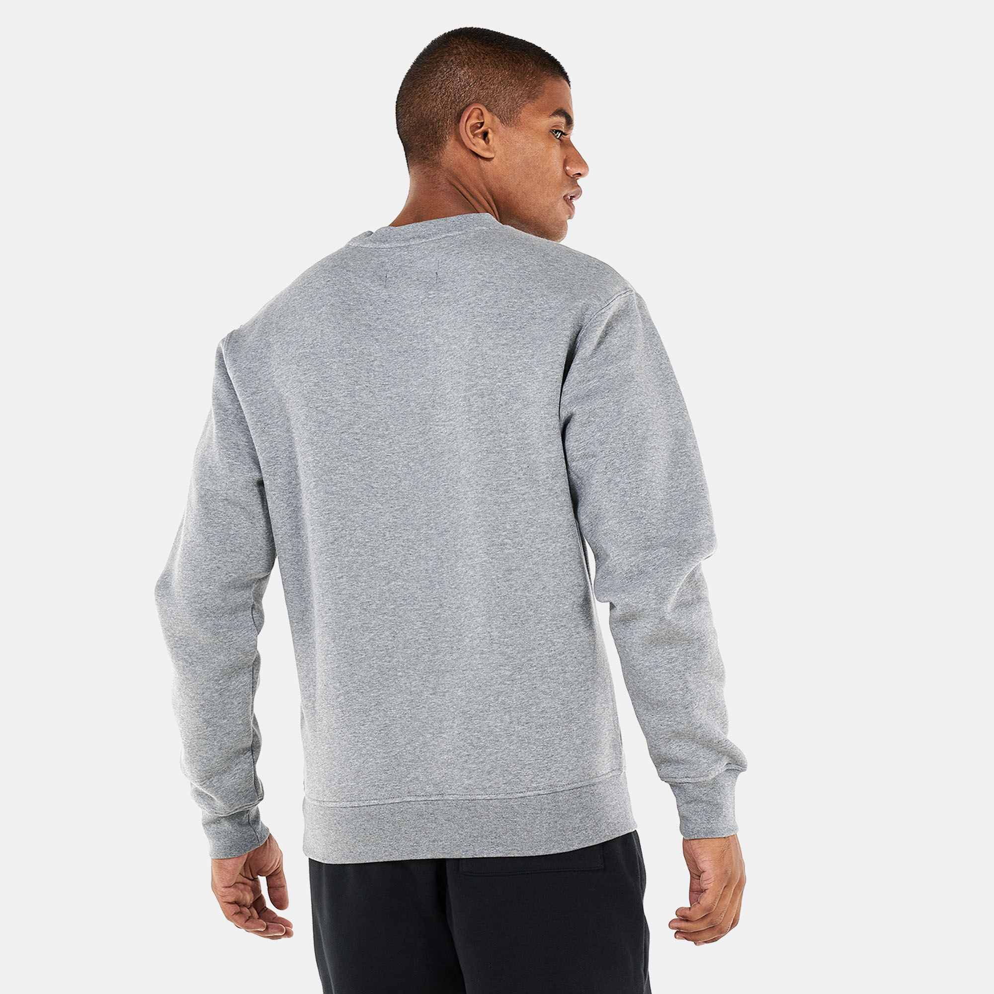 Men s Essentials Fleece Crew Sweatshirt Grey Nike in KSA SSS