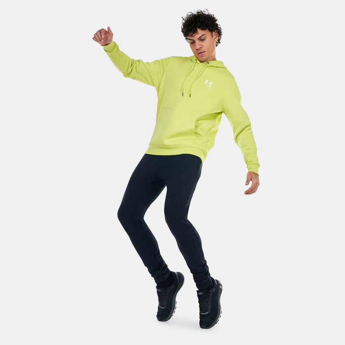 Under Armour Men's UA Essential Fleece Hoodie yellow image number 2