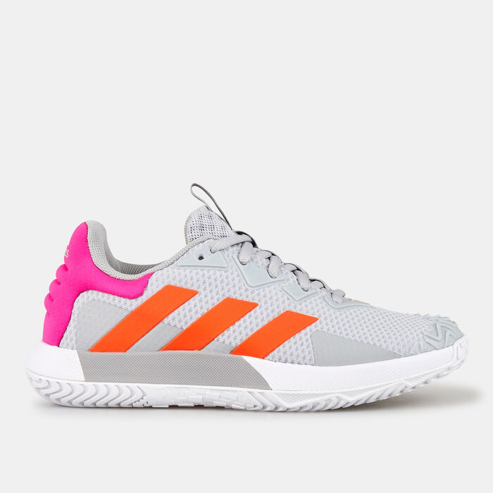 adidas Women's Solematch Control Tennis Shoe Grey image number 0