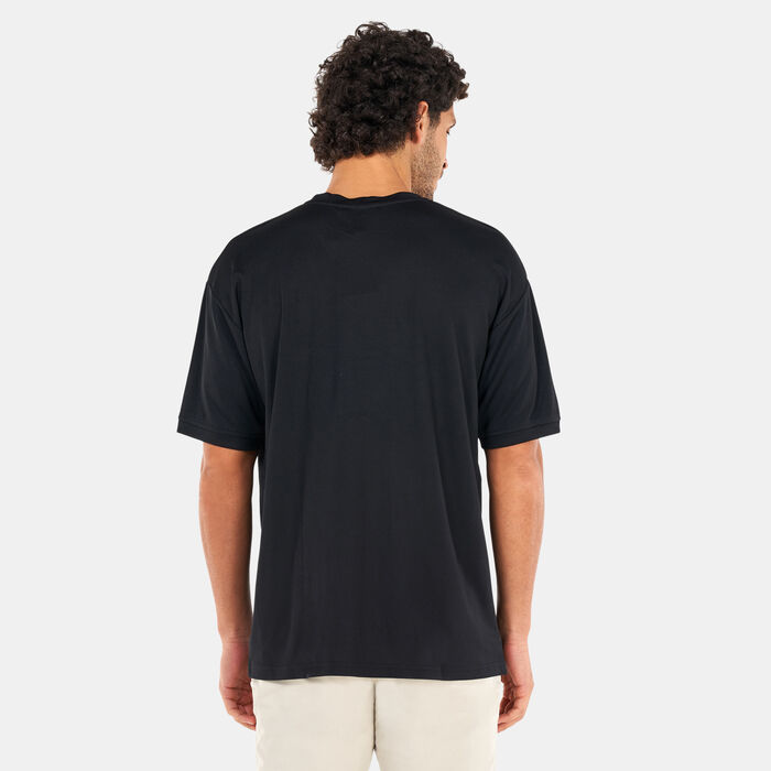 New Era Men's NBA Chicago Bulls Mesh T-Shirt Black image number 1