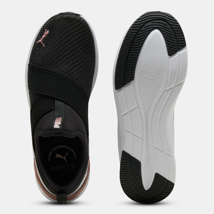 PUMA Women's Softride Harli Mystic Slip‑On Shoes Black image number 3