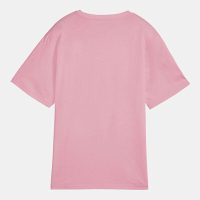 PUMA Women's Essentials Tape T-Shirt Pink