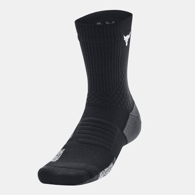 Under Armour Project Rock Armour Dry Playmaker Crew Socks (1 Pair) Black Under Armour Project Rock Armour Dry Playmaker Crew Socks (1 Pair) Black
