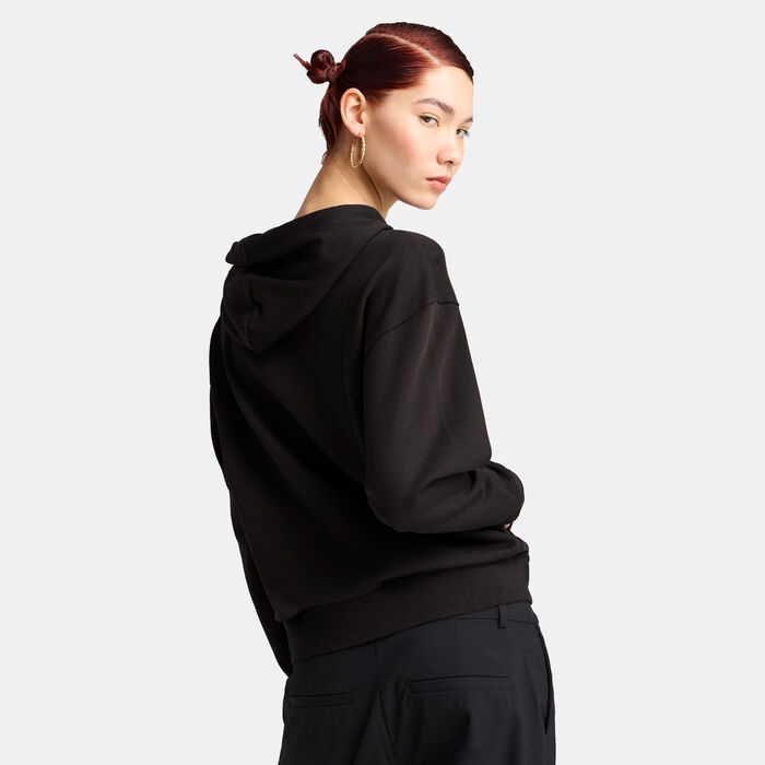 PUMA Women's ESS Elevated Comfort Hoodie Black image number 1