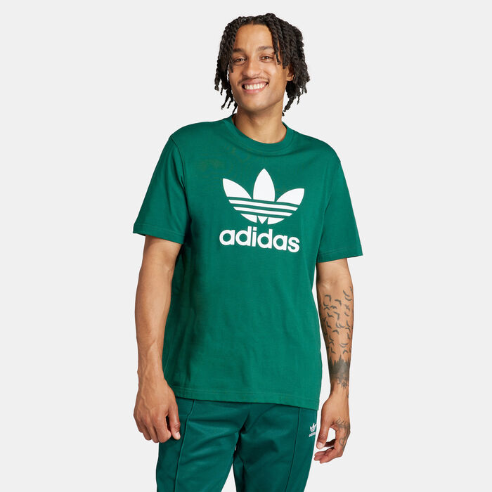 adidas Originals Men's Adicolor Trefoil T-Shirt Green adidas Originals Men's Adicolor Trefoil T-Shirt Green image number 0