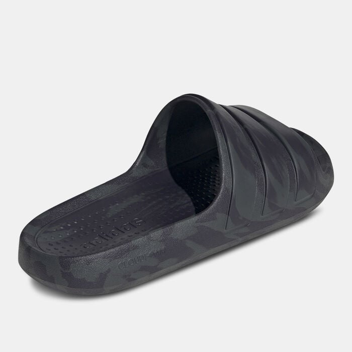 adidas Men's Adilette Flow Slides Grey adidas Men's Adilette Flow Slides Grey image number 1