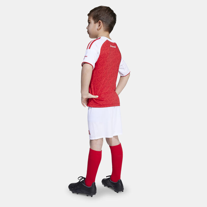 adidas Kids' Arsenal 25/26 Home Replica Football Kit Red adidas Kids' Arsenal 25/26 Home Replica Football Kit Red image number 1