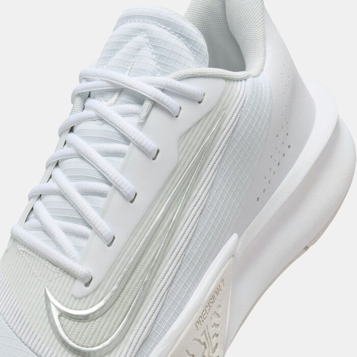 Nike Men's Precision 7 Basketball Shoes White image number 5