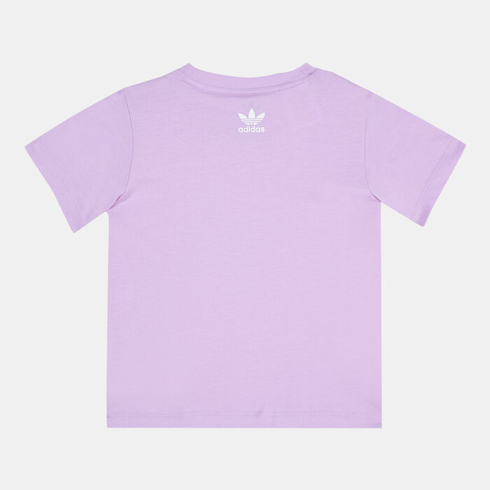 adidas Originals Kids' Graphic Logo T-Shirt Pink adidas Originals Kids' Graphic Logo T-Shirt Pink image number 1