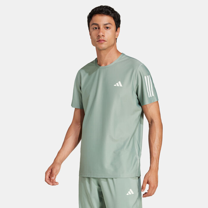 adidas Men's Own the Run T-Shirt Green image number 0