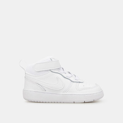Nike Kids' Court Borough Mid 2 Shoe (Baby and Toddler) White