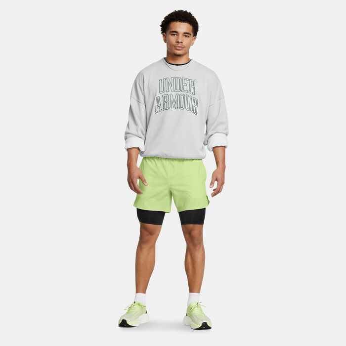 Under Armour Men's Icon Terry Sweatshirt Grey image number 2