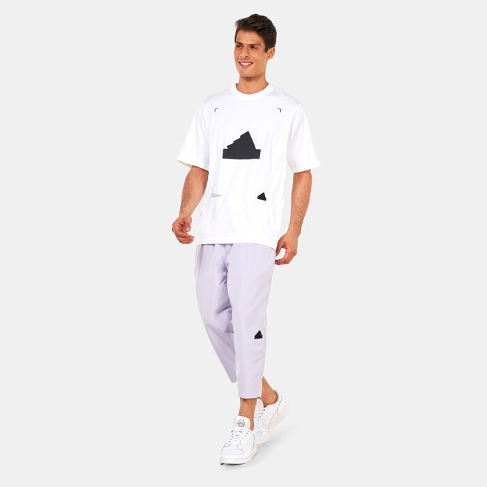 adidas Men's 7/8 Pants Purple adidas Men's 7/8 Pants Purple image number 2
