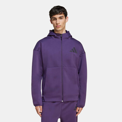 adidas Men's Z.N.E. Full-Zip Hoodie Purple adidas Men's Z.N.E. Full-Zip Hoodie Purple