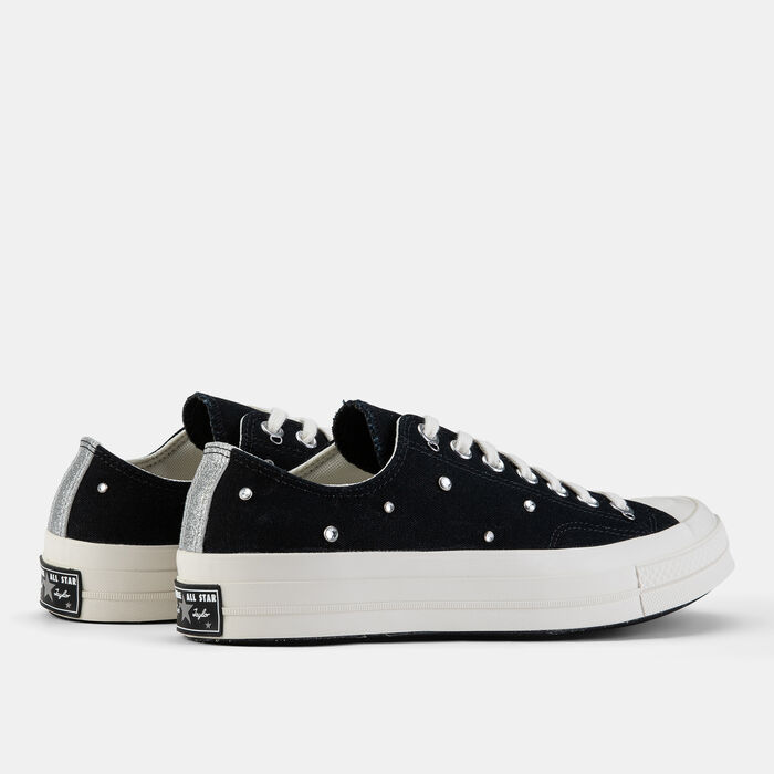 Converse Chuck 70 Gems Platform Unisex Shoes Black Converse Chuck 70 Gems Platform Unisex Shoes Black image number 2