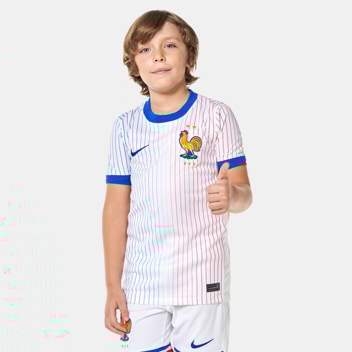 Nike Kids' FFF (France) Stadium Dri-FIT Replica Away Football Jersey - 2024 White Nike Kids' FFF (France) Stadium Dri-FIT Replica Away Football Jersey - 2024 White image number 0