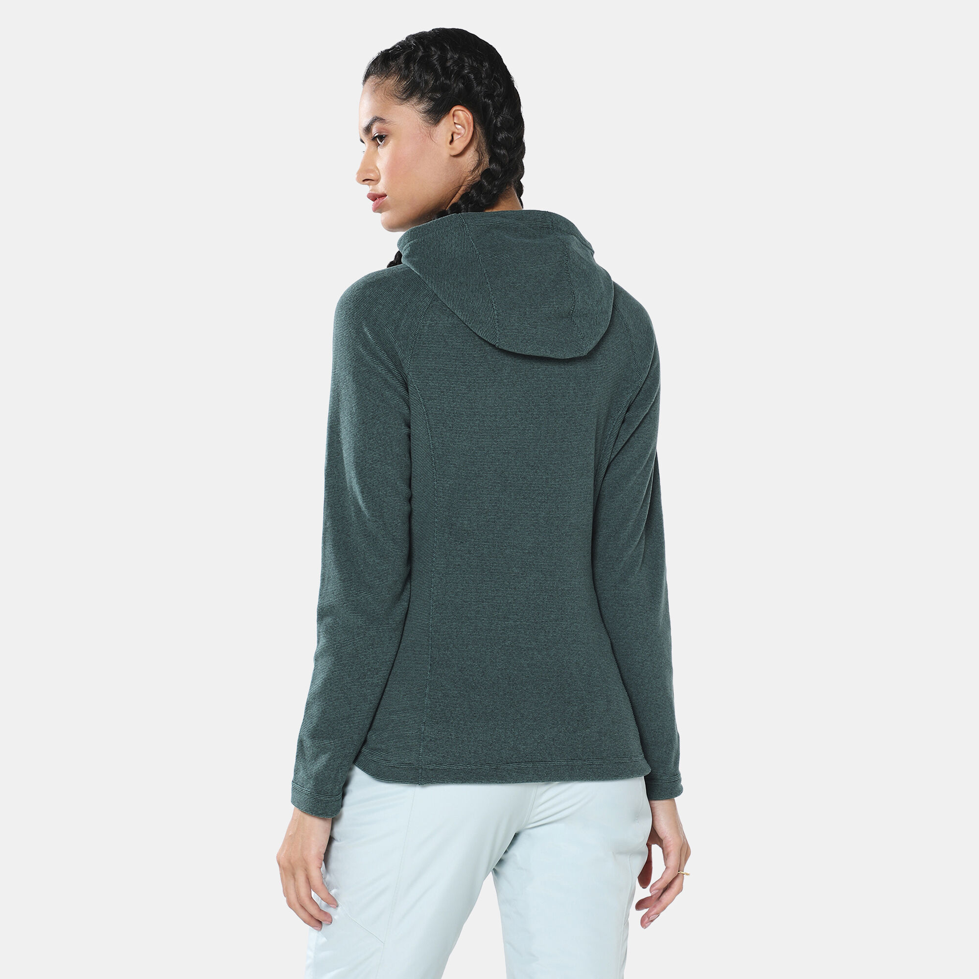 women's mezzaluna full zip hoodie